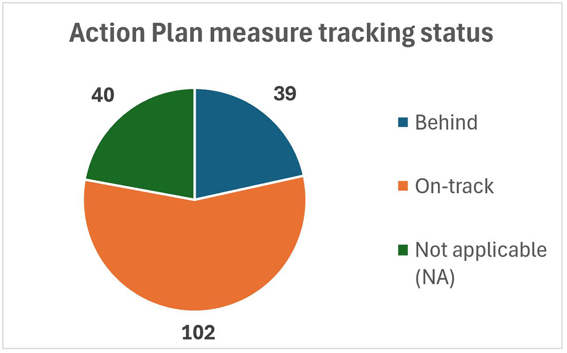 Action Plan measure tracking definitions